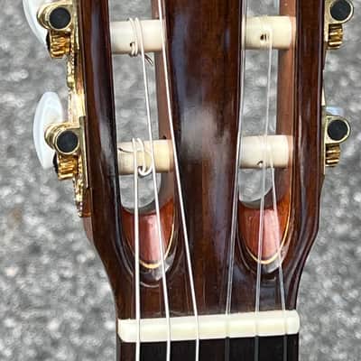 Jose Romero Estudio Flamenco Blanca Nylon String Guitar W/HSC Natural image 5