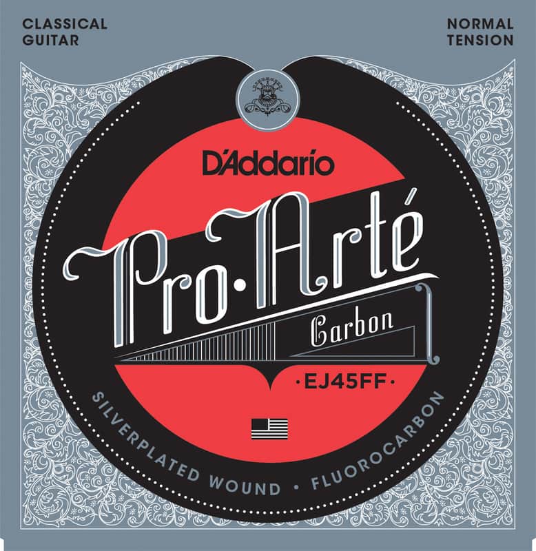 D'Addario EJ45FF ProArte Carbon Classical Guitar Strings Dynacore Basses Normal Tension image 1