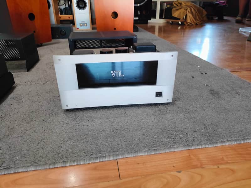 VTL MB-125 COPPIA FINALI MONO MONOBLOCK VALVOLARI TUBE POWER AMP VTL- MB125 Silver image 1