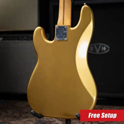 Fender 75th Anniversary Player II Precision Bass - Aztec Gold image 2
