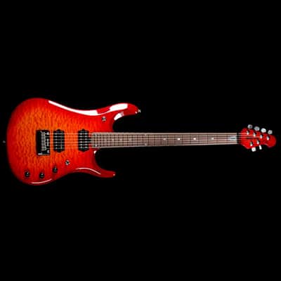 Ernie Ball Music Man BFR JP6 Baritone Cherry Burst 2015 image 2