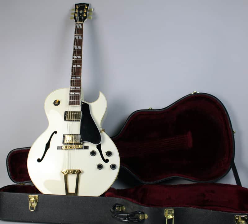1988 Gibson ES-175D RARE Arctic White Hollowbody Vintage Electric