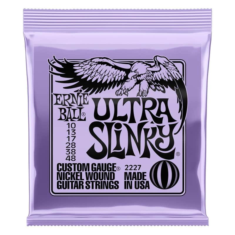 Ernie Ball Ultra Slinky 2227 Nickel Wound Electric Guitar Strings 10-48 image 1