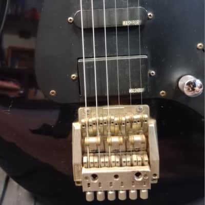 Washburn G-2V HSS Black 1980's Vintage *** FREE SHIPPING *** image 18