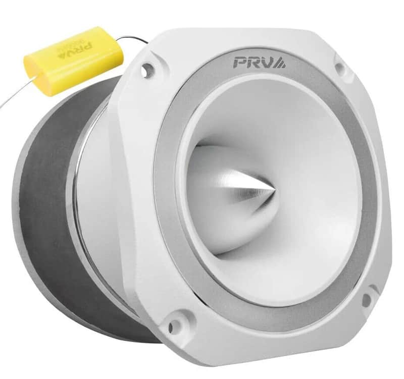 PRV TW700Ti WHITE Titanium 4" Super Bullet Tweeter 8-Ohm 240 Watts 3500 to 20kHZ image 1