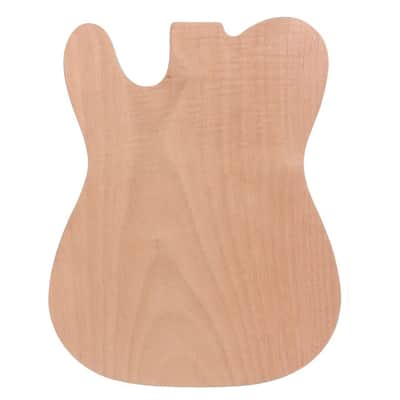 Telecaster Style Electric Guitar Body Semi Hollow, Mahogany Wood image 2