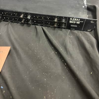 Kawai EQ-8 8 Channel Parametric Equalizer Rack Missing Button Cap Tested image 6