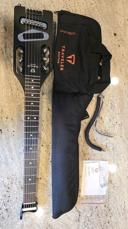 Traveler Guitar Ultra-Light Electric, Left-handed - Matte Black image 1