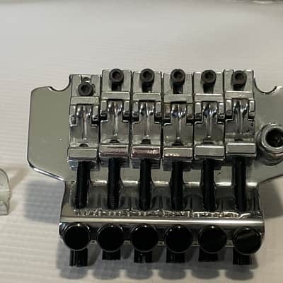 1990's Korean Ibanez RG Series SLT101 SLT-101 Chrome Floyd Rose Single Locking Tremolo Bridge & Arm image 5