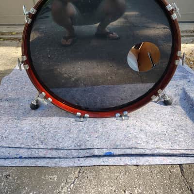 Tama Superstar Super Mahogany 22"(Diameter)x14"(Depth) Bass Drum 1980's image 1