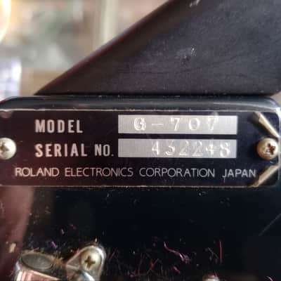 Roland G-707 1980s Silver w/Original Hard Case *** FREE SHIPPING *** image 11