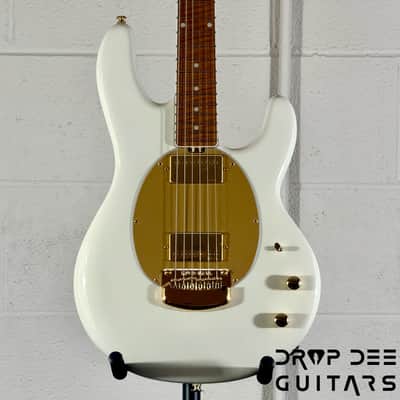 Ernie Ball Music Man Cory Wong StingRay II Deluxe Electric Guitar w/ Case-Polaris White image 1