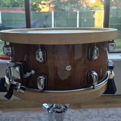 Tama LMP1465FSEN 6.5x14" S.L.P. Series Studio Maple Snare Drum with Wood Hoops 2013 - Present - Sienna Maple image 5