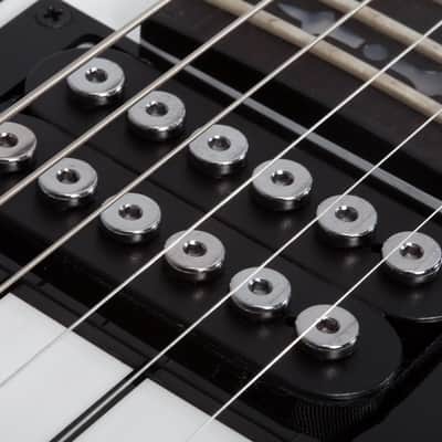 Schecter Synyster Standard Gloss White with Black Pinstripes image 6