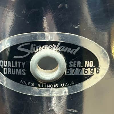 Slingerland 8X12" COW Rack Tom (8145-1045) 90's - Chrome Over Wood image 2