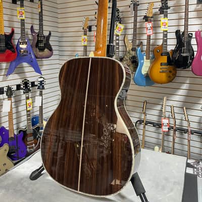 Martin OM-45 Left Handed Acoustic Guitar - Natural w/OHSC & PLEK*D #079 image 13