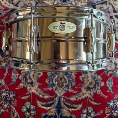Pearl STS5514 14x5.5" Sensitone Steel Snare Drum image 1