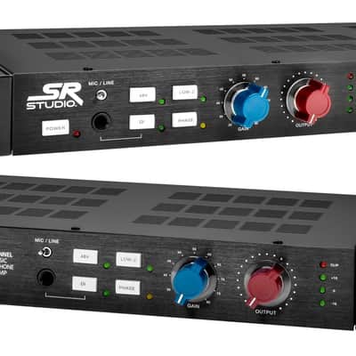MINT Monoprice SR Studio 2-Channel 1073-Style Microphone Preamp with Dual Transformers image 2