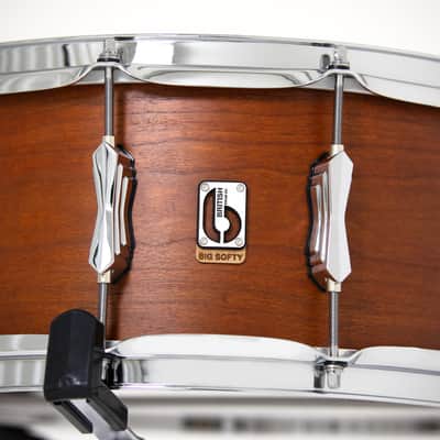 British Drum Company BS-14-65-SN Big Softy Series Cherry & Balsa 6.5" x 14" Snare Drum image 7