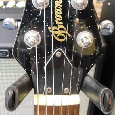 Brownsville Impala Model Electric Guitar in Black Sparkle image 5