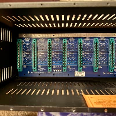 API 500VPR 10-Slot 500 Series Rack with Chandler PSU-500 2019 - Present - Black image 2