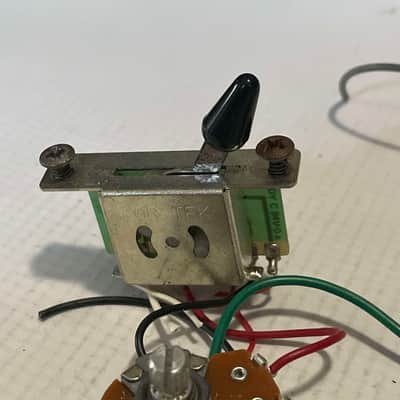 2000's Ibanez RG250DX RG Series Guitar Factory Electronics Wiring, Volume Tone Pot Jack image 6