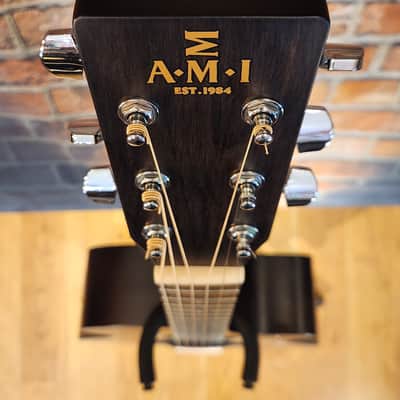 AMI-Sigma GMC-STE Grand OM Black Burst w/ Fishman Electronics image 3