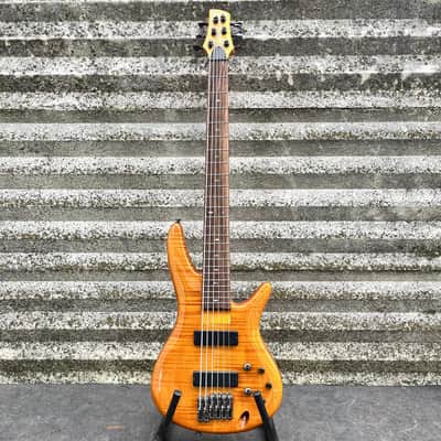 Ibanez GVB36-AM Gerald Veasley Signature Bass Amber image 5