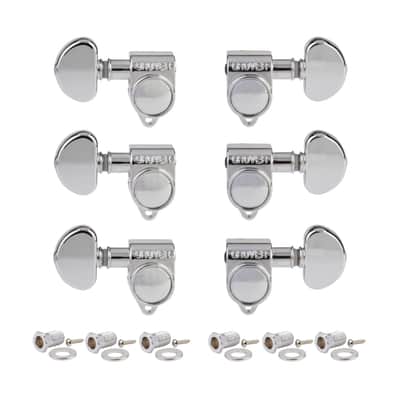Grover 106C Auto Locking 3+3 Rotomatic Tuners - Chrome image 2