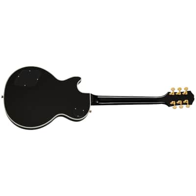 Epiphone Les Paul Custom Electric Guitar Ebony image 6