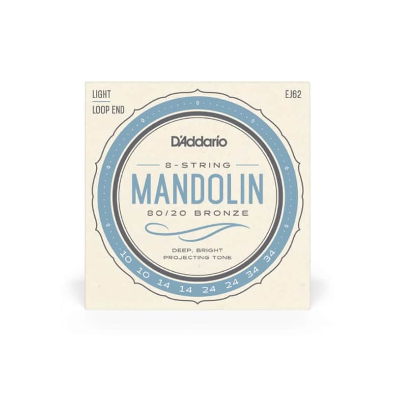 D'Addario Set Mandolin 80/20 Bronze Light 10-34 image 1