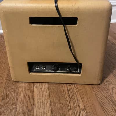 Gibson BR-9 10-Watt 1x8" Guitar Combo 1948 - 1950 - Ivory Leatherette with Trapezoid Grille image 2