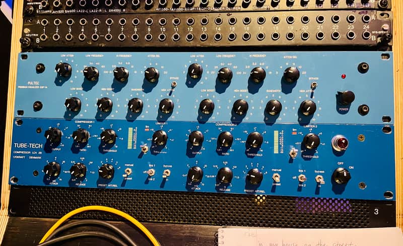 Modified Stereo Mastering Suite Pair: Tubetech LCA2B + EQP2 - stereo compressor and stereo EQ image 1
