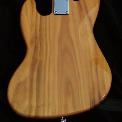 5 String Jazz Bass X-Light 7.5lb. Wide 1.75"(45 mm)Nut Natural Butterscotch Body + Strap Locks+ Includes full Setup! image 4