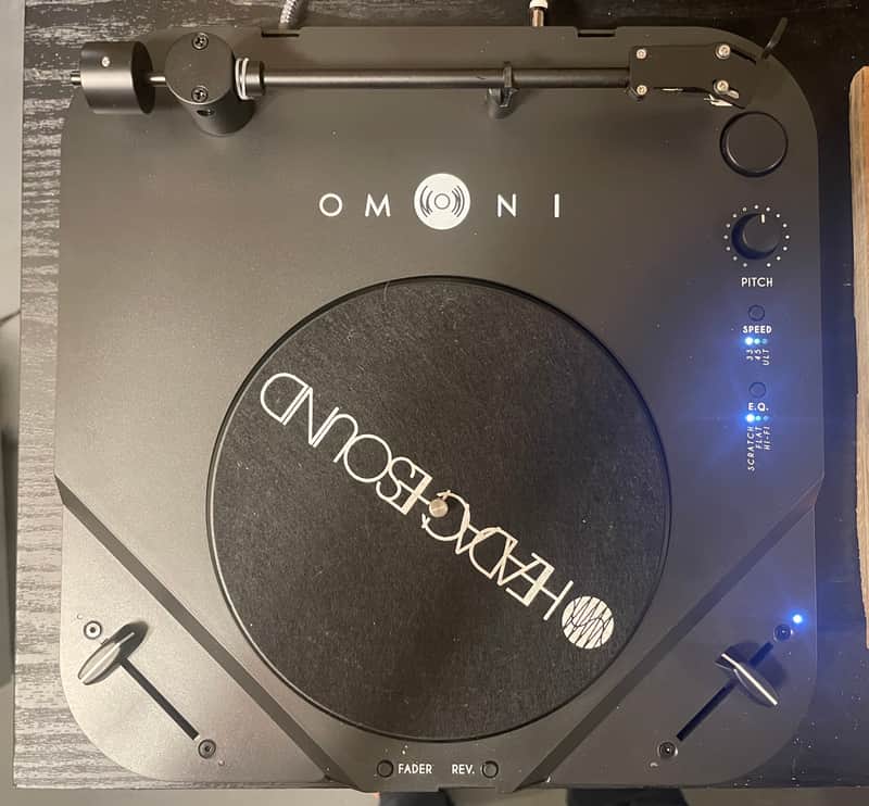 Omni portable DVS turntable by headache sound | Reverb