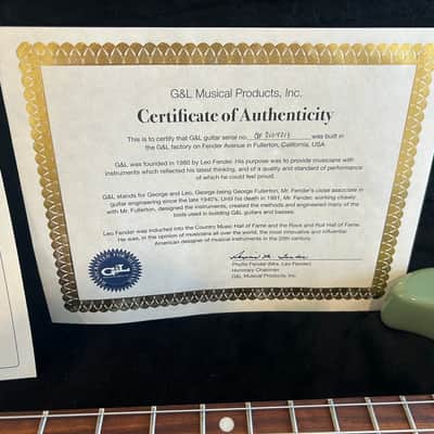 G&L CLF Research L-1000 2020s - Matcha Green image 11