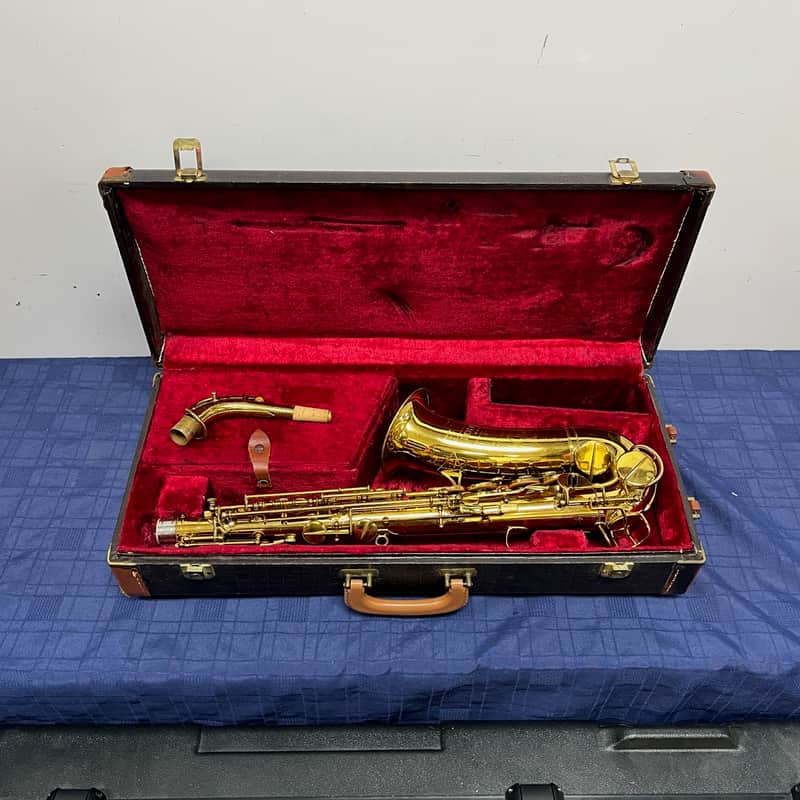 Vintage Kohlert Eb Alto Sax Saxophone with Original Case Just Serviced Made in Germany Rolled Tone Holes image 1