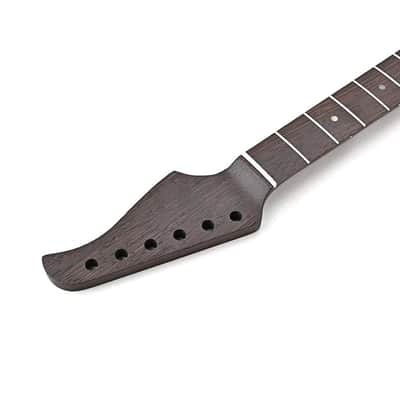 Electric Guitar Neck for Ib Style, 22 Fret 25.5 Inch Maple Rosewood Fingerboard Guitar Parts Replacement image 3