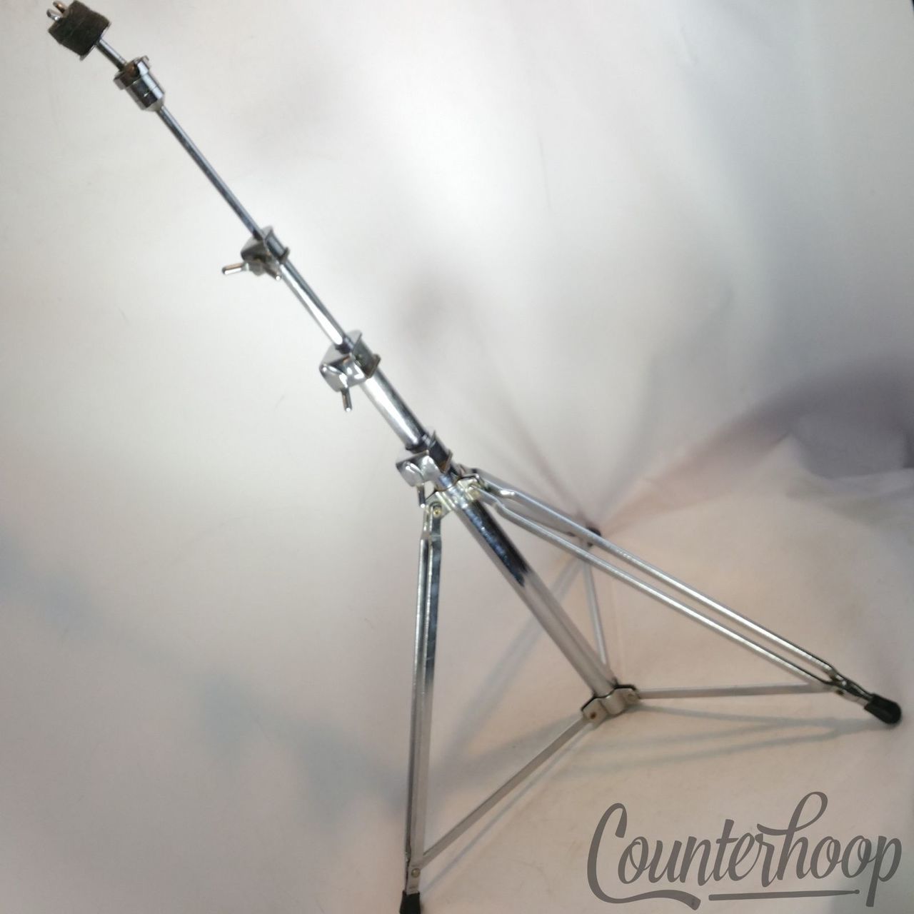 Rogers Double-Braced Straight Cymbal Stand Chrome Holiday/Powertone Vintage 60s — main photograph