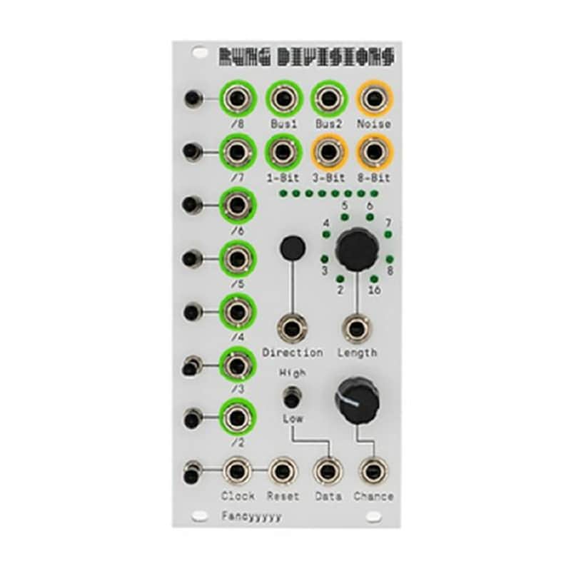 Fancyyyyy Rung Divisions Complex Clock Divider/CV Generator Module image 1