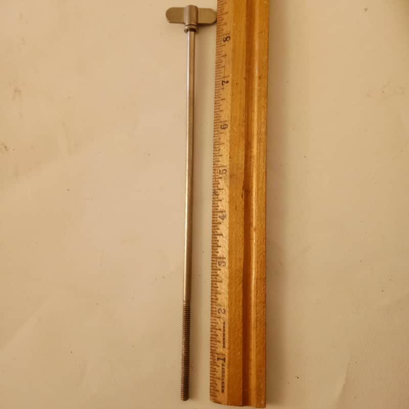 Leedy 8 1/8"10-24 Single-Tension Thumb Rod+Collar Walberg&Auge Snare/Tom Drum US image 1