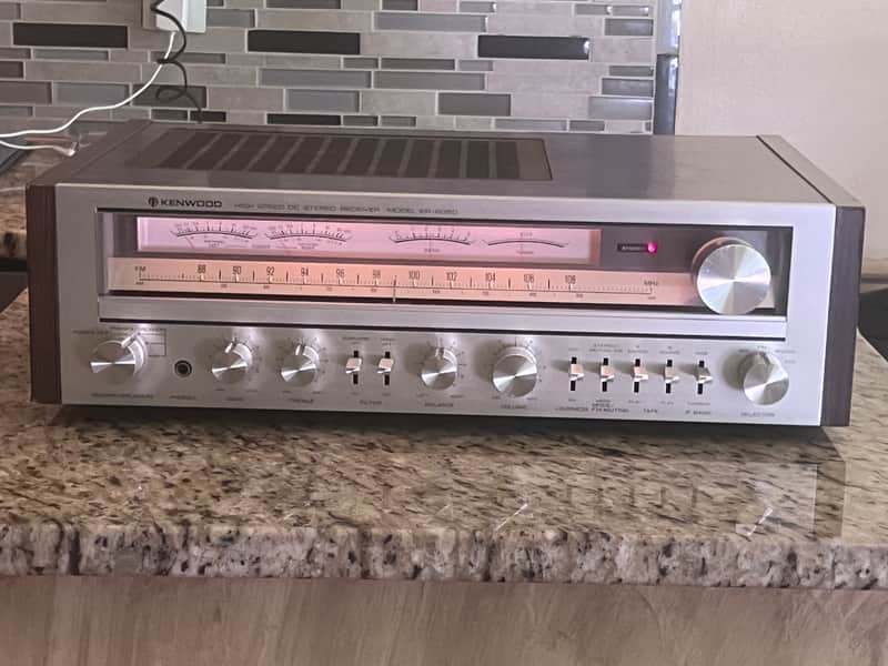 Kenwood Stereo Analog Receiver (KR-6050) 60WPC Serviced - Sweet image 1
