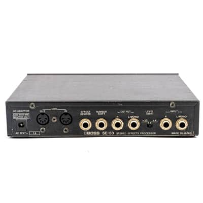 Boss SE-50 Stereo Effects Processor Micro Rack Multi-FX w/ Power Supply image 5