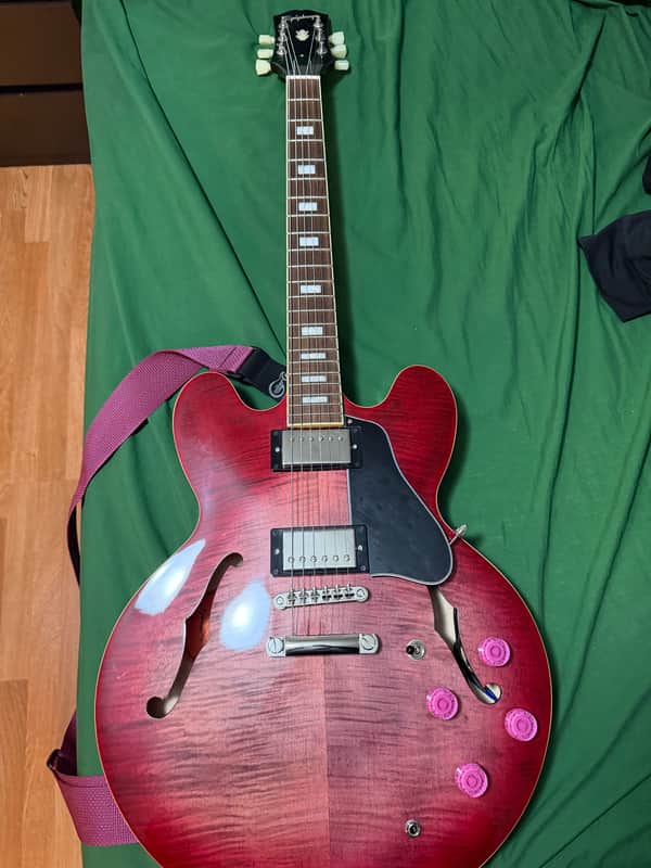 Epiphone ES-335 Figured 2021 - Present - Raspberry Burst image 1