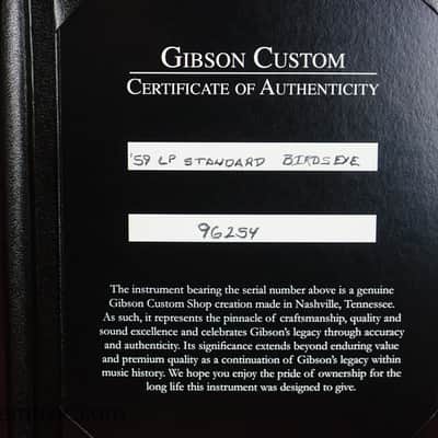 Gibson Custom Shop M2M Birdseye ’59 Les Paul Standard Reissue - Lemon Burst image 3