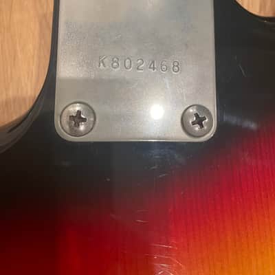 Greco SE 500 Stratocaster 1980 - Colorful, three tone sunburst image 8