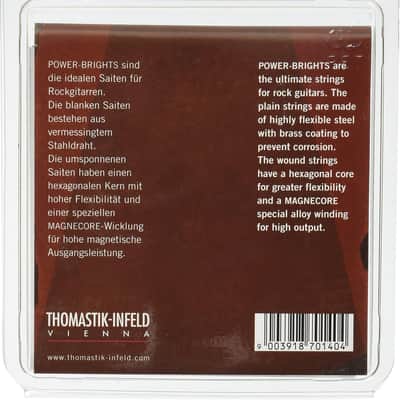 Thomastik-Infeld PB109 Power-Brights Regular Bottom Electric Guitar Strings Light (.009-.042) image 2