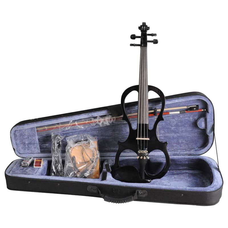 Aileen Music VE-008B Full-Size 4/4 Electric Student Violin Outfit image 1