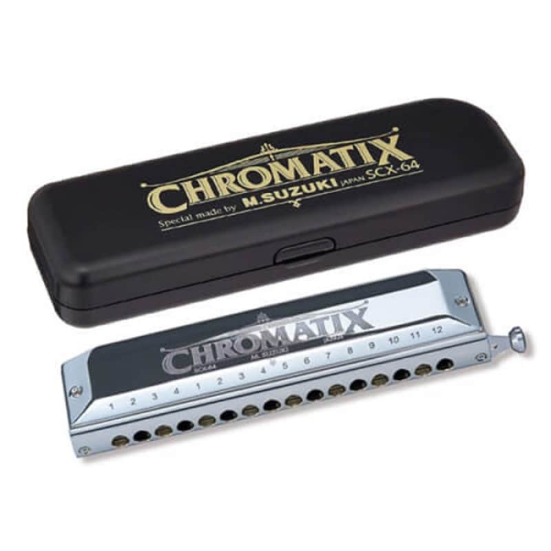 Suzuki SCX-64 Chromatix Series 16-Hole (64-Note) Chromatic Harmonica - Key of C image 1