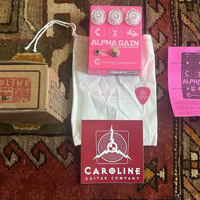 Caroline Guitar Company Alpha Gain 2023 - Sparkle Pink image 1
